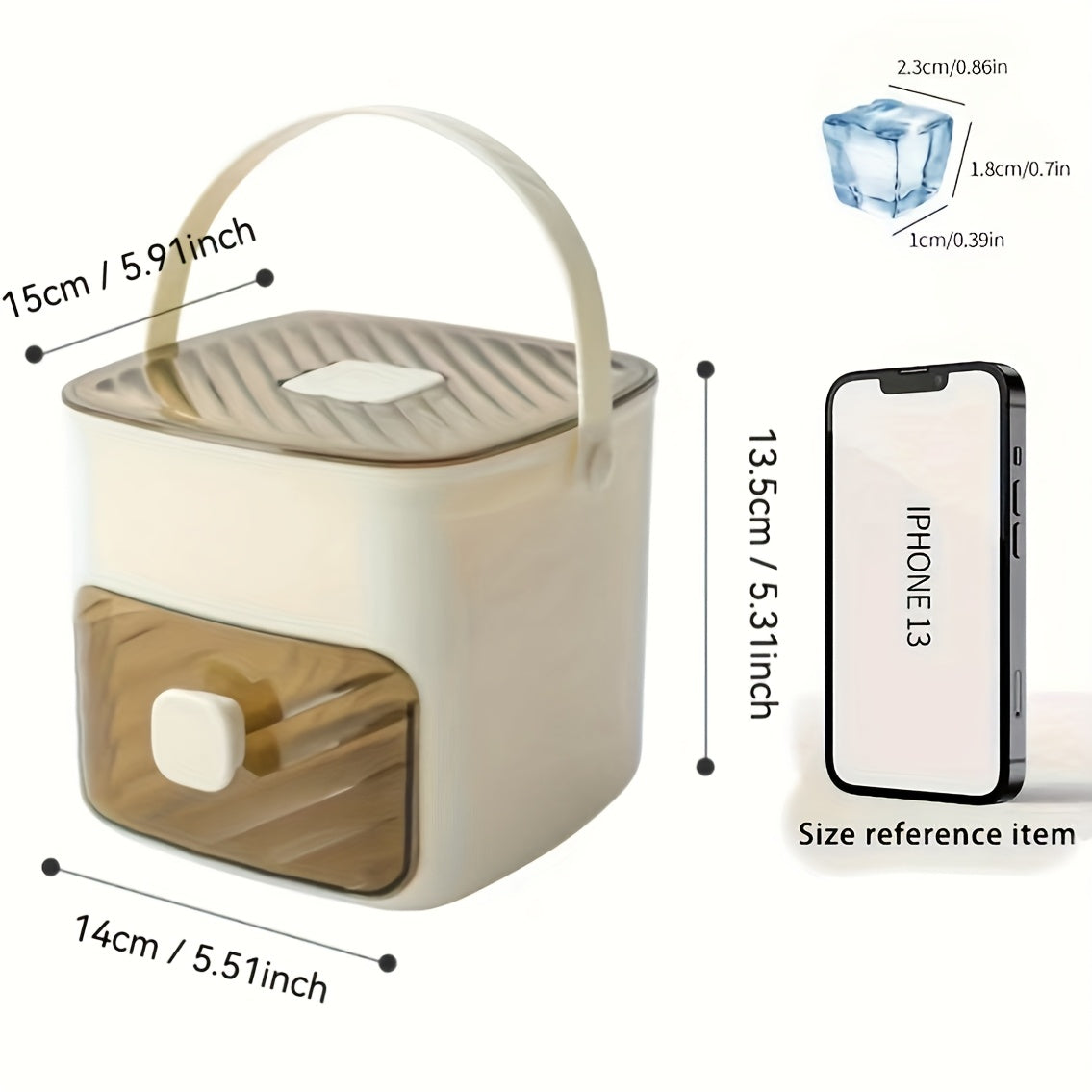 Macchina per Cubetti di Ghiaccio Portatile – Facile da Usare e Raffredda Velocemente