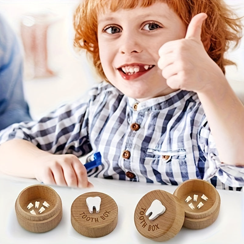 Scatola della Fatina dei Denti per Bambini - Scatola di Legno come Ricordo e Souvenir