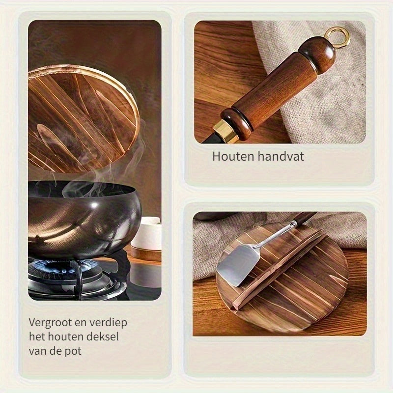 ChefMaster Padella in Ghisa – Utensile da Cucina Durevole e Versatile