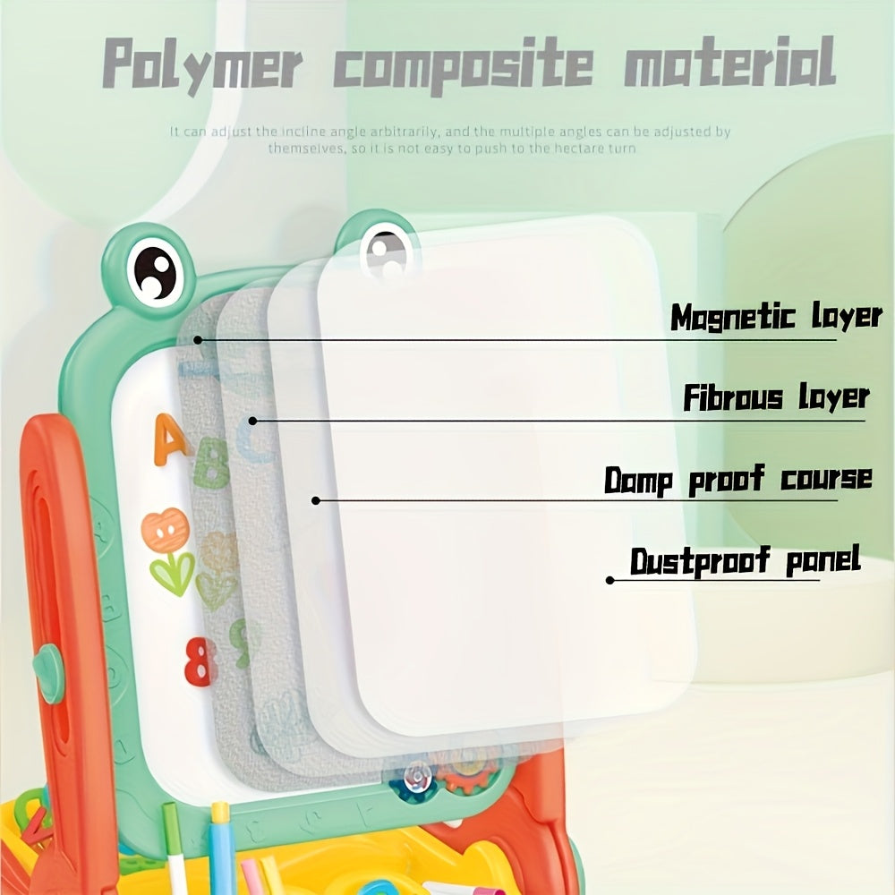Lavagna Doppia Faccia per Bambini – Magnetica con Funzioni Educative per Imparare e Giocare