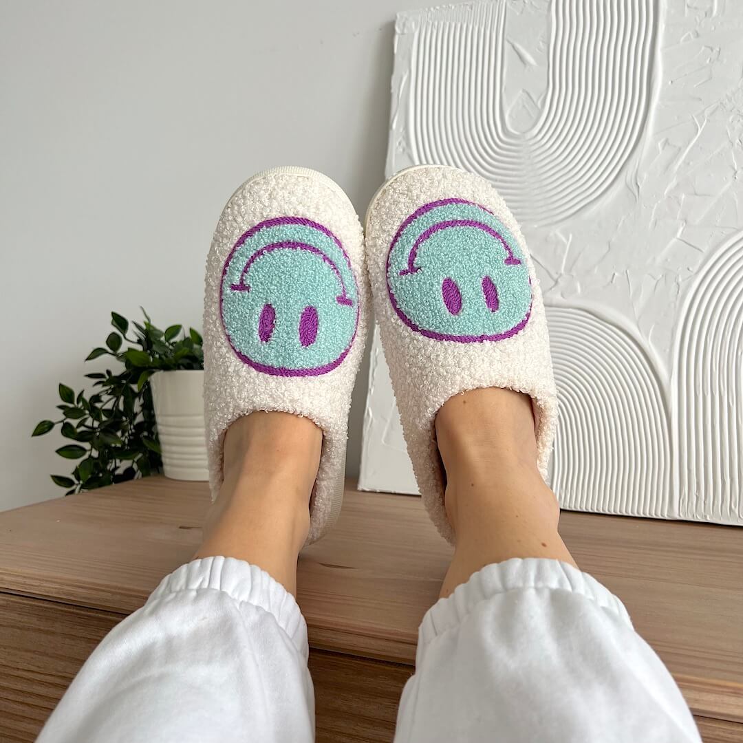 Pantofole Smiley Comfort – Per un'atmosfera allegra e calda