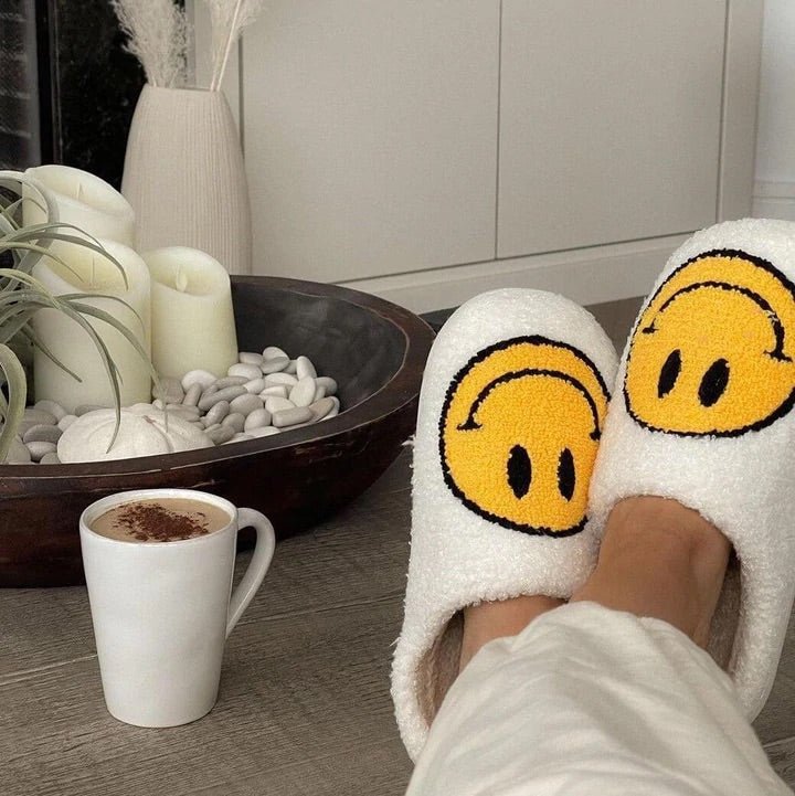 Pantofole Smiley Comfort – Per un'atmosfera allegra e calda