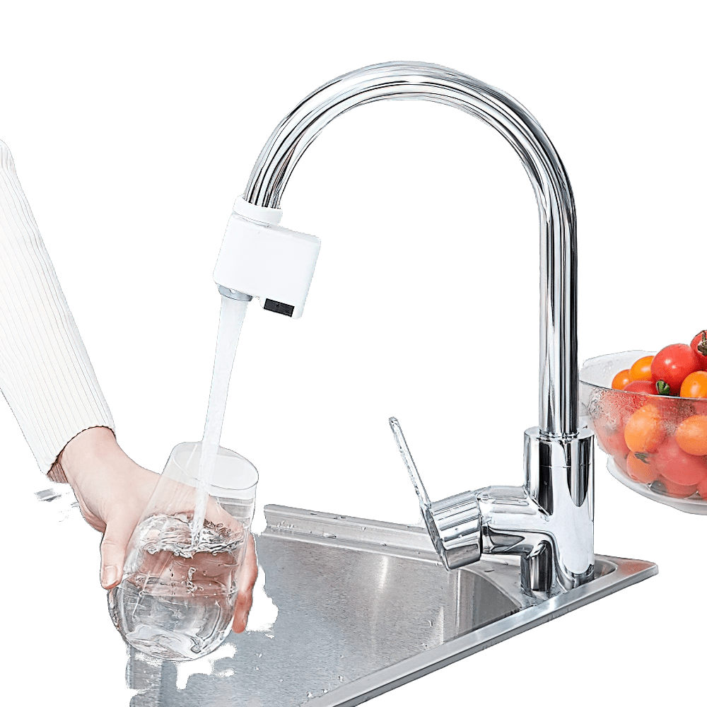 Distributore d'Acqua Intelligente - Adattatore per Rubinetto Automatico per Uso Senza Mani