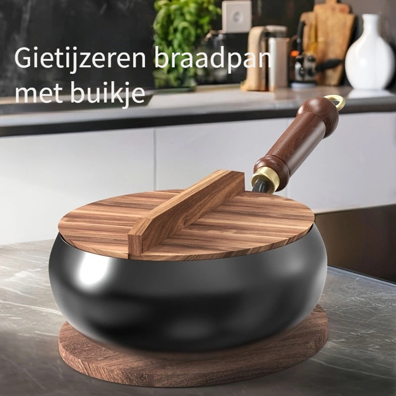 ChefMaster Padella in Ghisa – Utensile da Cucina Durevole e Versatile