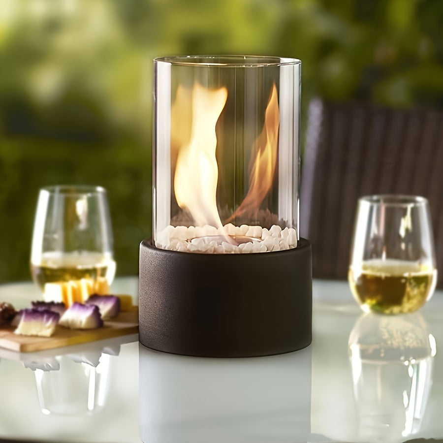 Camino da Tavolo Rustico – Fornello a Combustione di Alcol Portatile per Interni ed Esterni