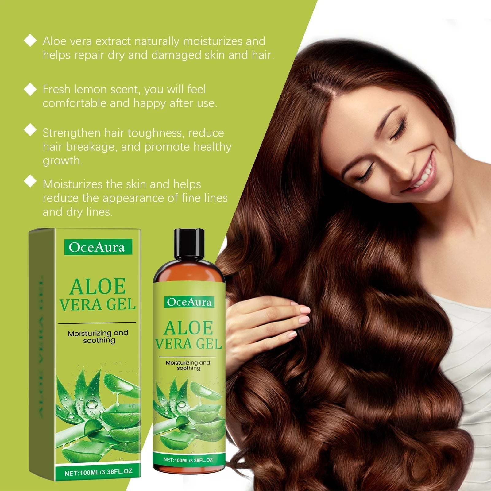 Gel di Aloe Vera Nutriente – Idratante, Lenitivo e Rinfrescante