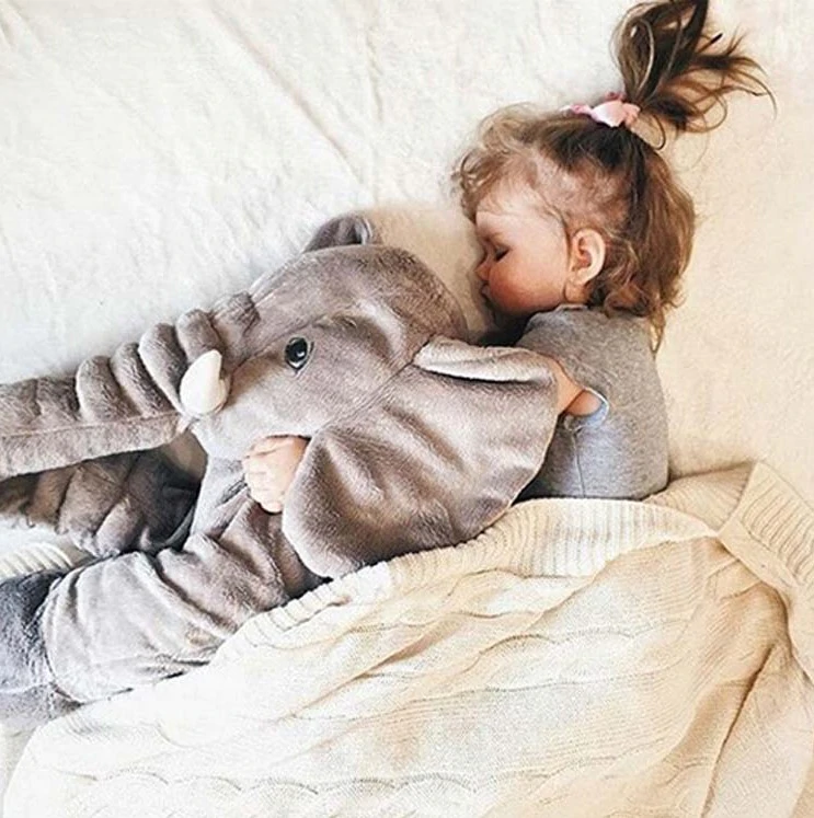 Cuscino per Neonati Elephant Cuddle – Morbido, Coccoloso e Confortevole