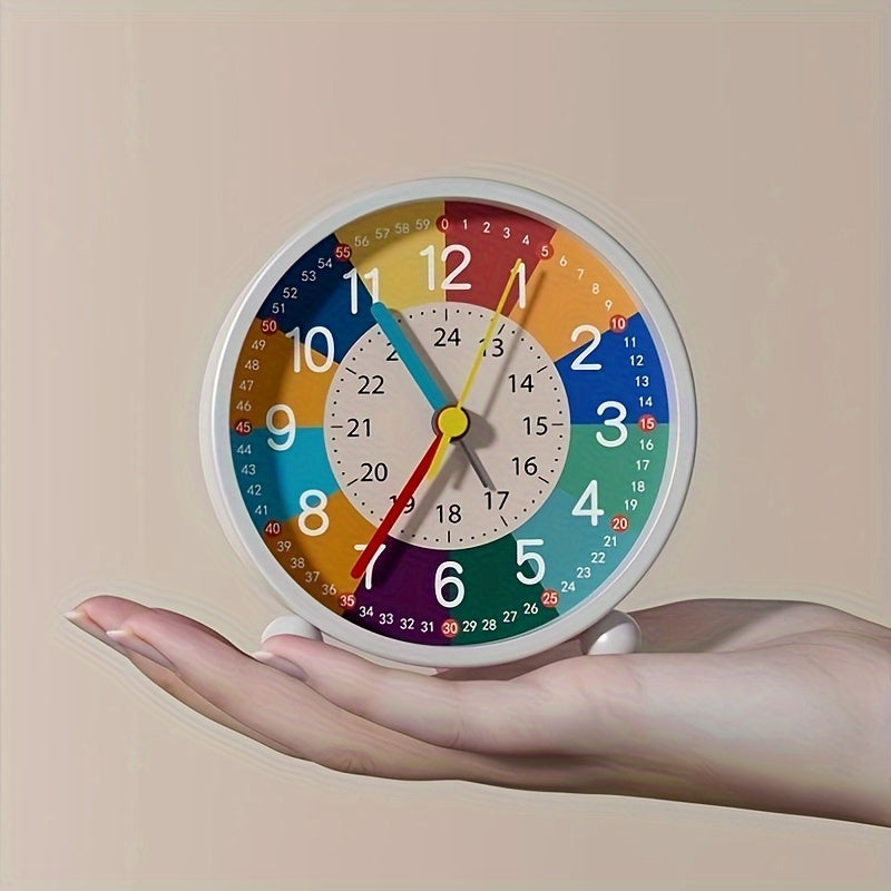 Orologio Silenzioso Educativo – Orologio Colorato per Studenti e Bambini