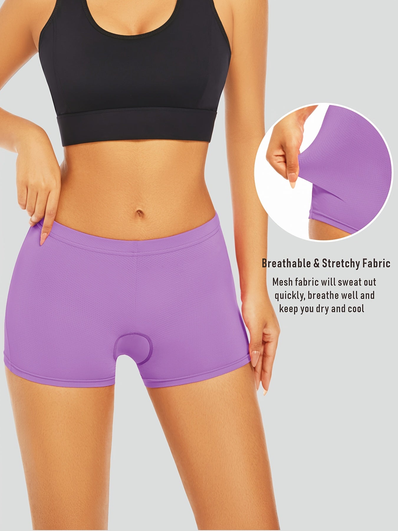 Pantaloni Intimi da Bici per Donne con Imbottitura 4D – Leggeri e Traspiranti per Ciclismo e Attività all'Aperto