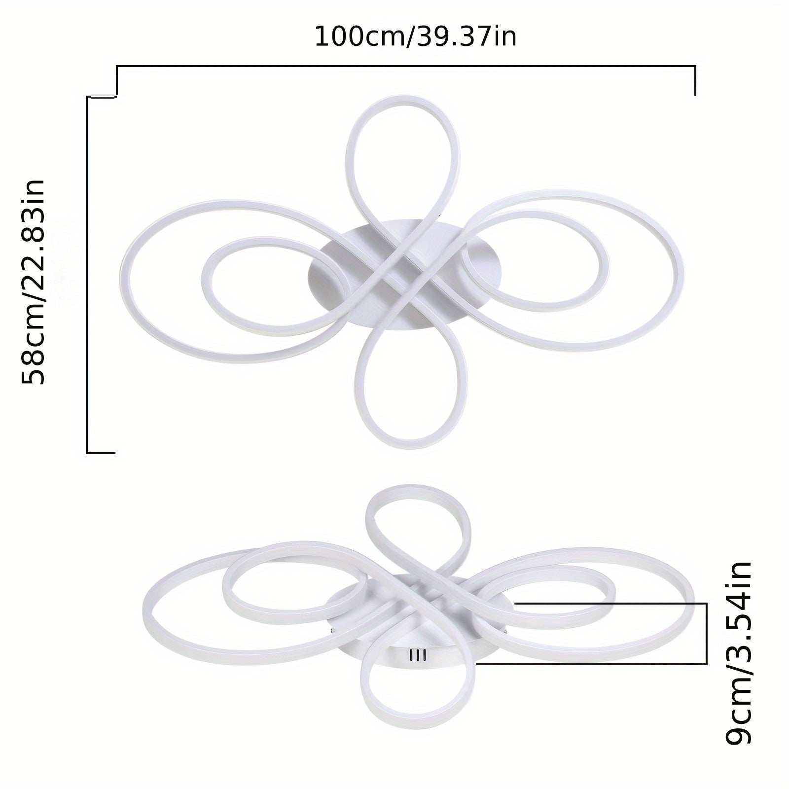 Lampada da soffitto LED 90W – Grande diametro e dimmerabile