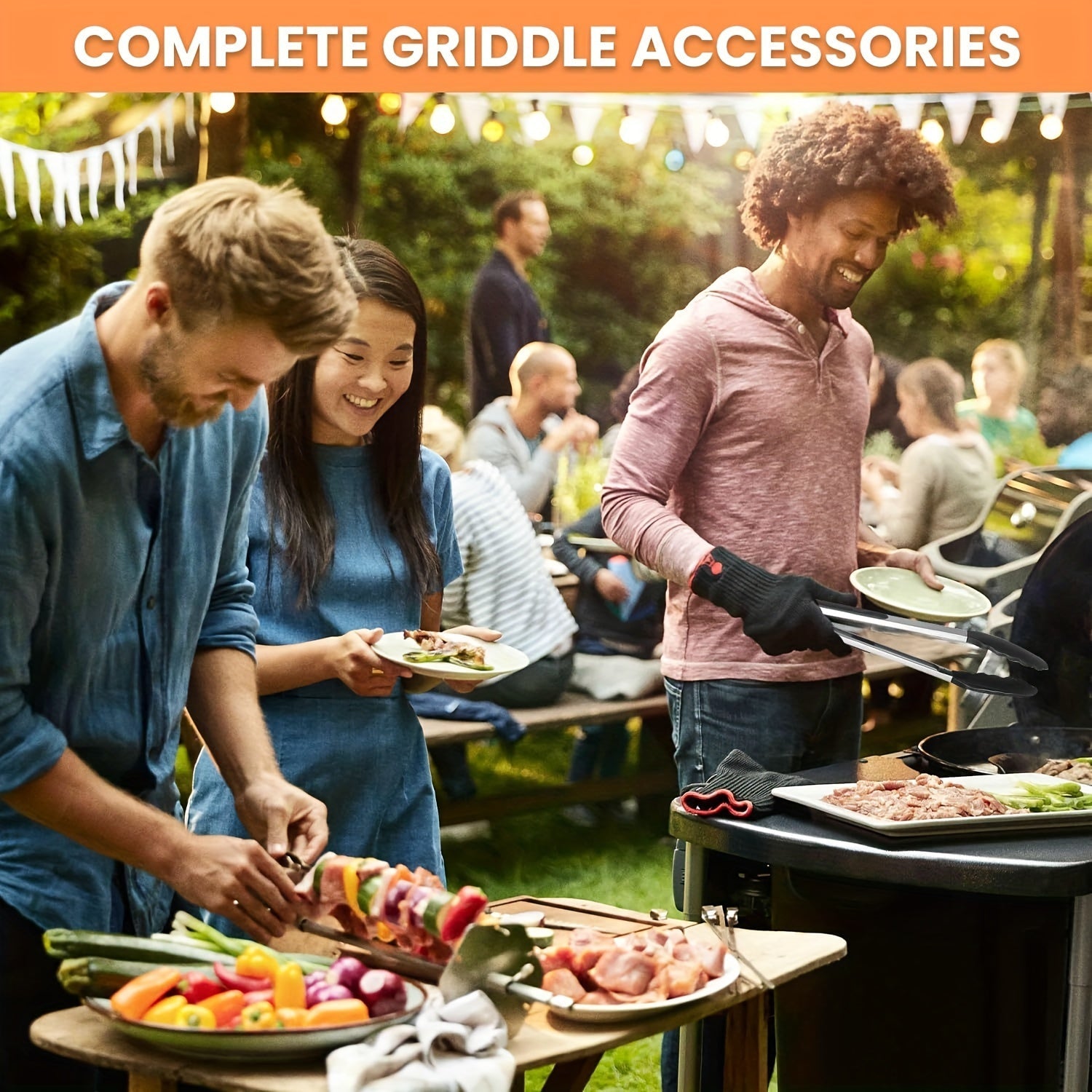 Set di Utensili per BBQ in Acciaio Inossidabile da 20 Pezzi – Tutto ciò di cui hai bisogno per la perfetta grigliata