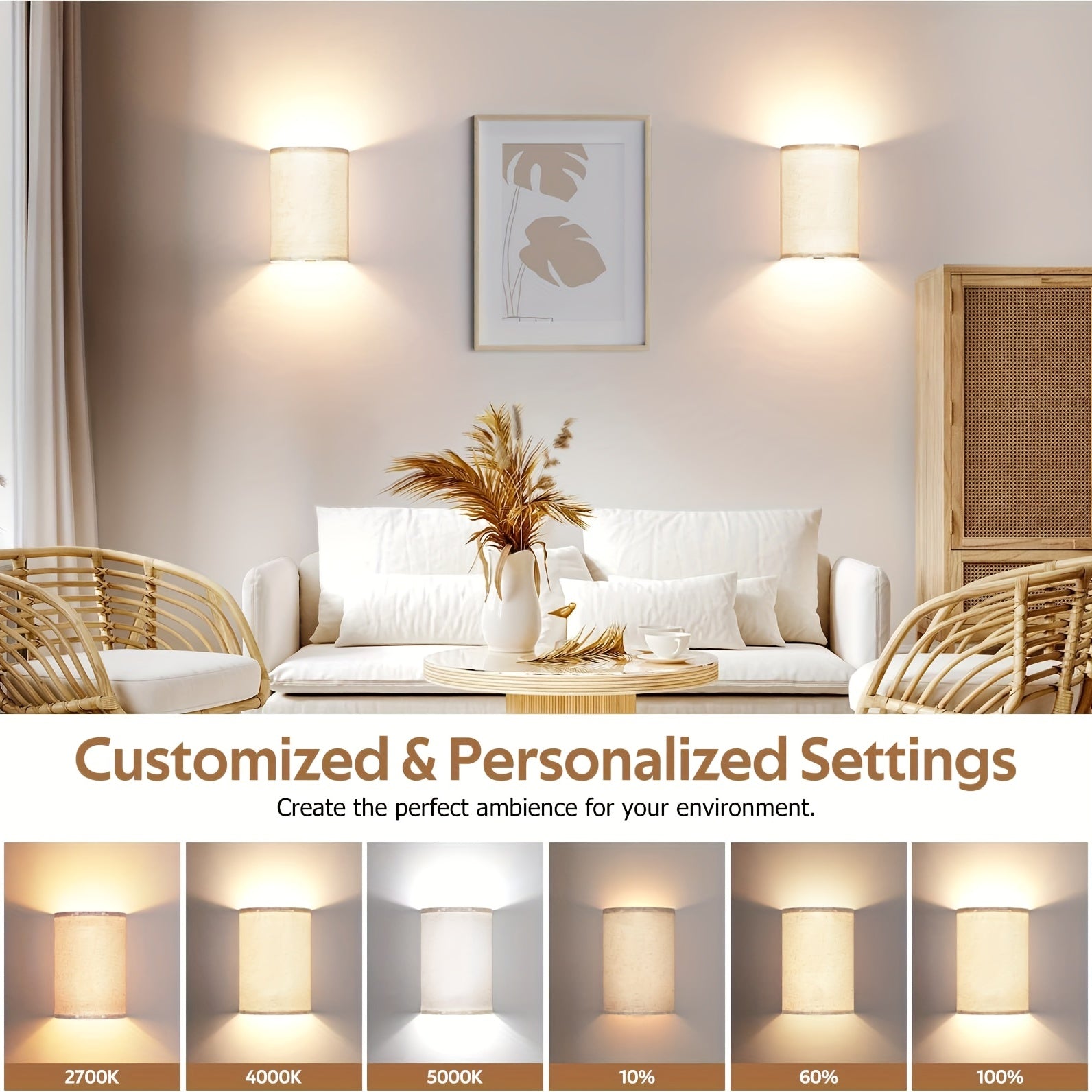 Set di Lampade da Parete Magnetiche - Illuminazione Atmosferica in Ogni Ambiente