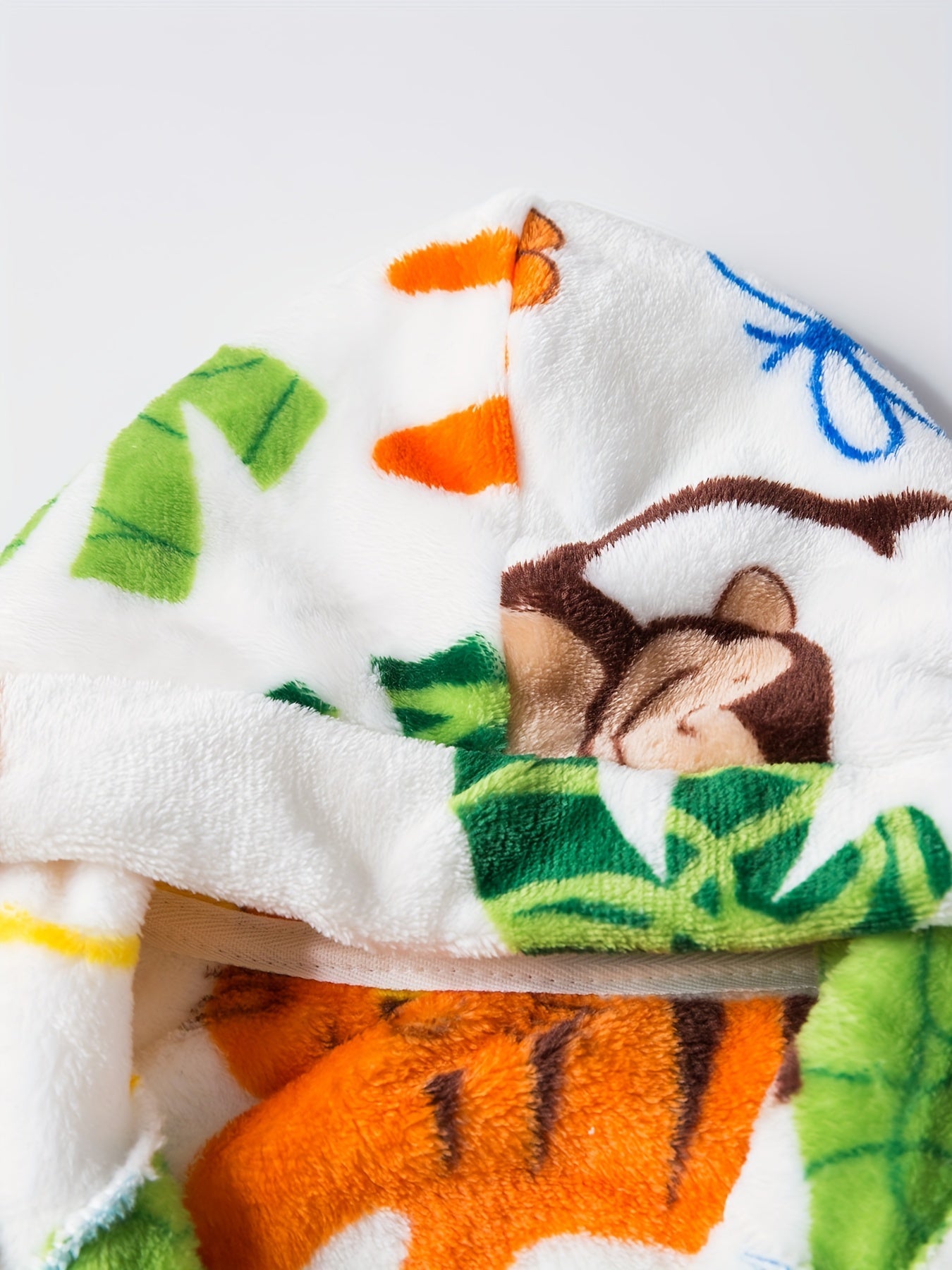 Accappatoio in flanella per bambini con stampa animale – Super morbido e comodo per ragazzi e ragazze