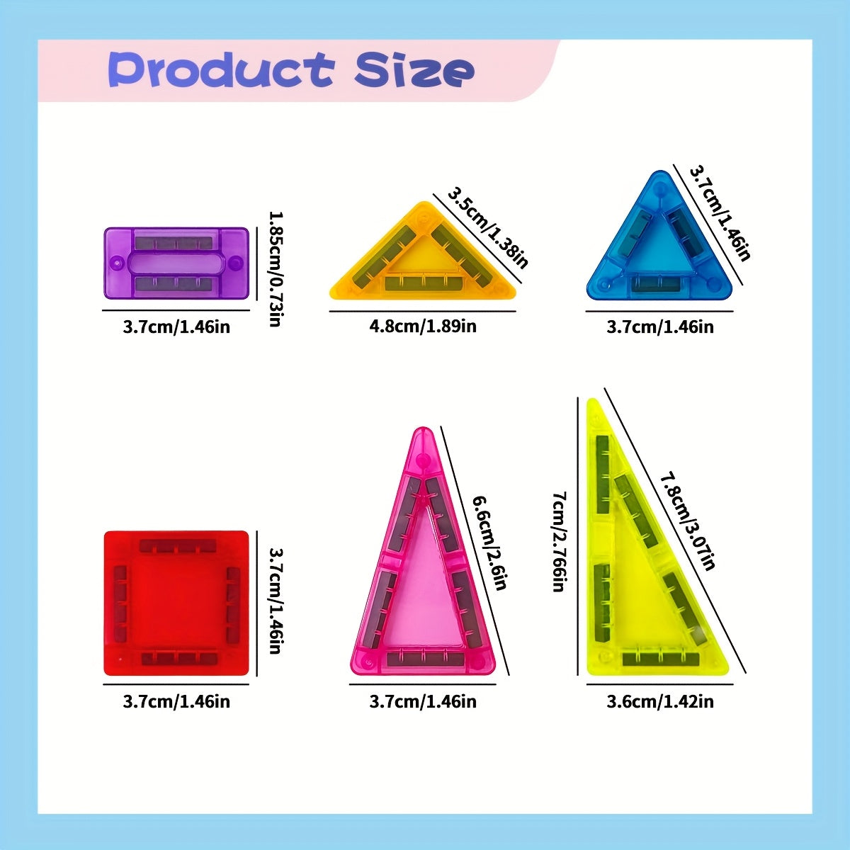 Set di Blocchi Magnetici Mini – Divertimento Compatto e Versatile