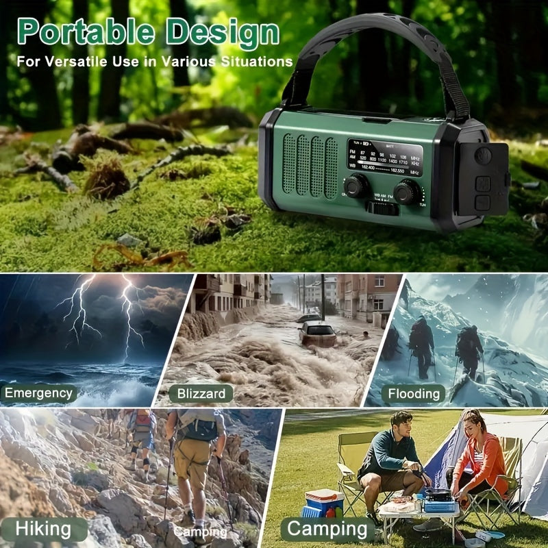 Radiatore EcoPower - Radio di emergenza tutto-in-uno con torcia e caricatore