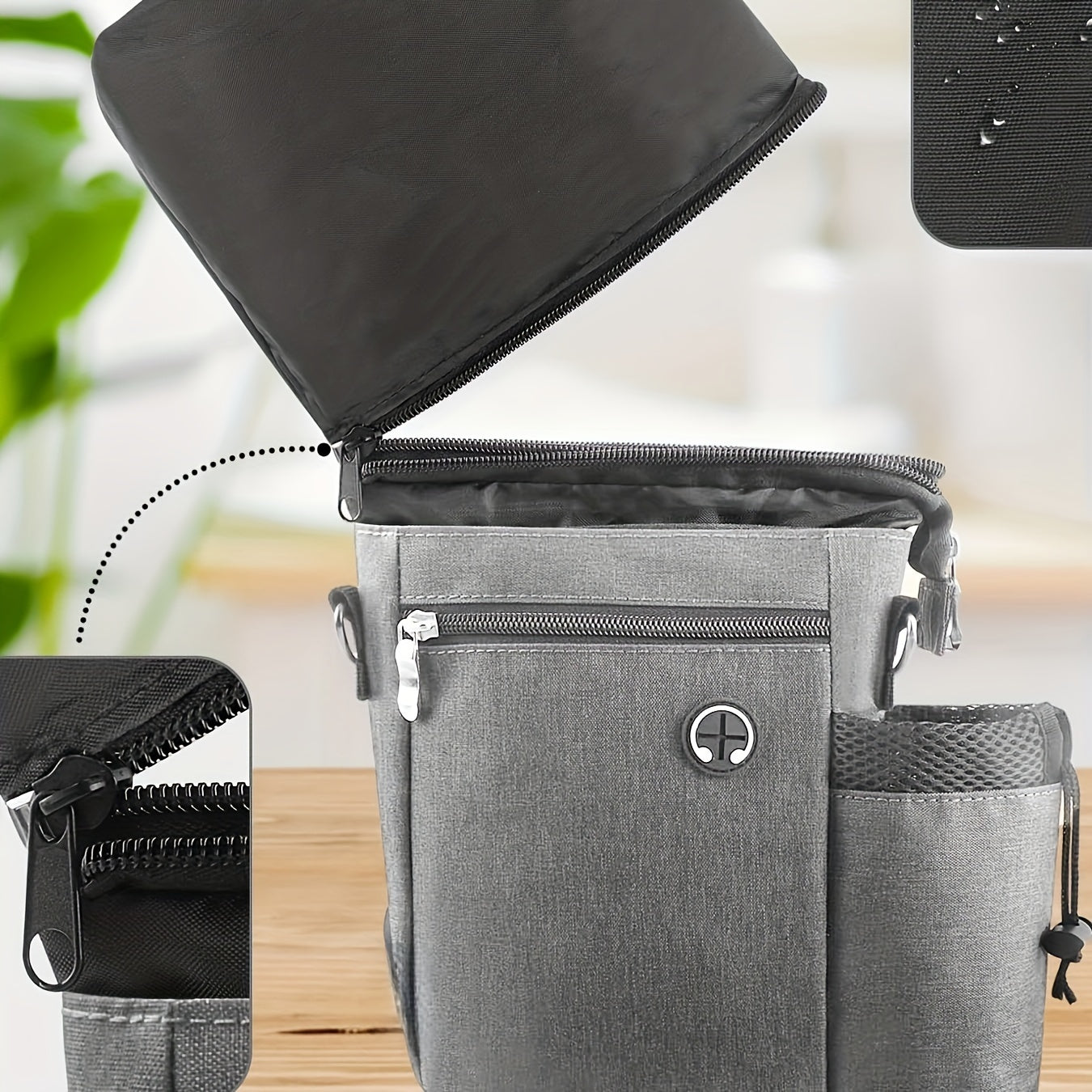 Pouch per Trattamenti per Cani con Porta Bottiglia – Borsa Regolabile per Allenamento e Attività all'Aperto