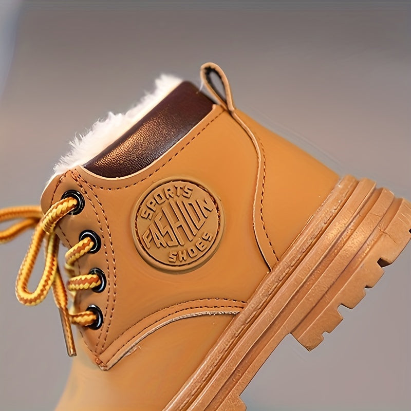 Stivali in Fleece alla Moda per Bambini - Caldi e Impermeabili