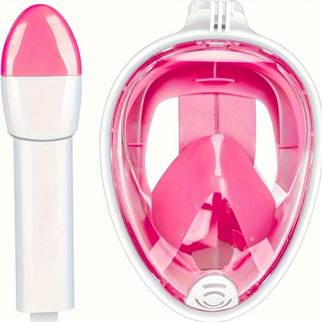 Set di Maschera Subacquea Panoramica HD – Visione e Comfort Migliorati per Snorkeling e Nuoto