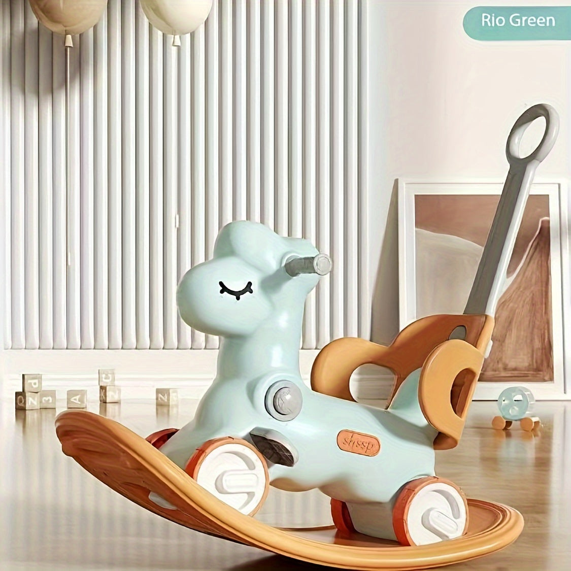 Gioco 2-in-1: Cavallo a Dondolo e Bicicletta per Bambini - Giocattolo Sicuro e Divertente