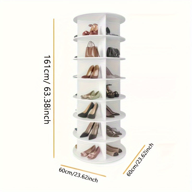 ShoeSpin 360° Scaffale Rotante per Scarpe - Salvaspazio e Multifunzionale