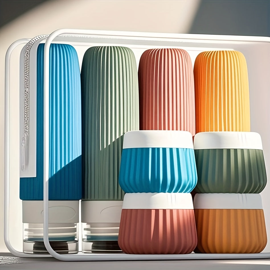 Set di Flaconi da Viaggio Pratici – Sicuri e Comodi per Viaggiare