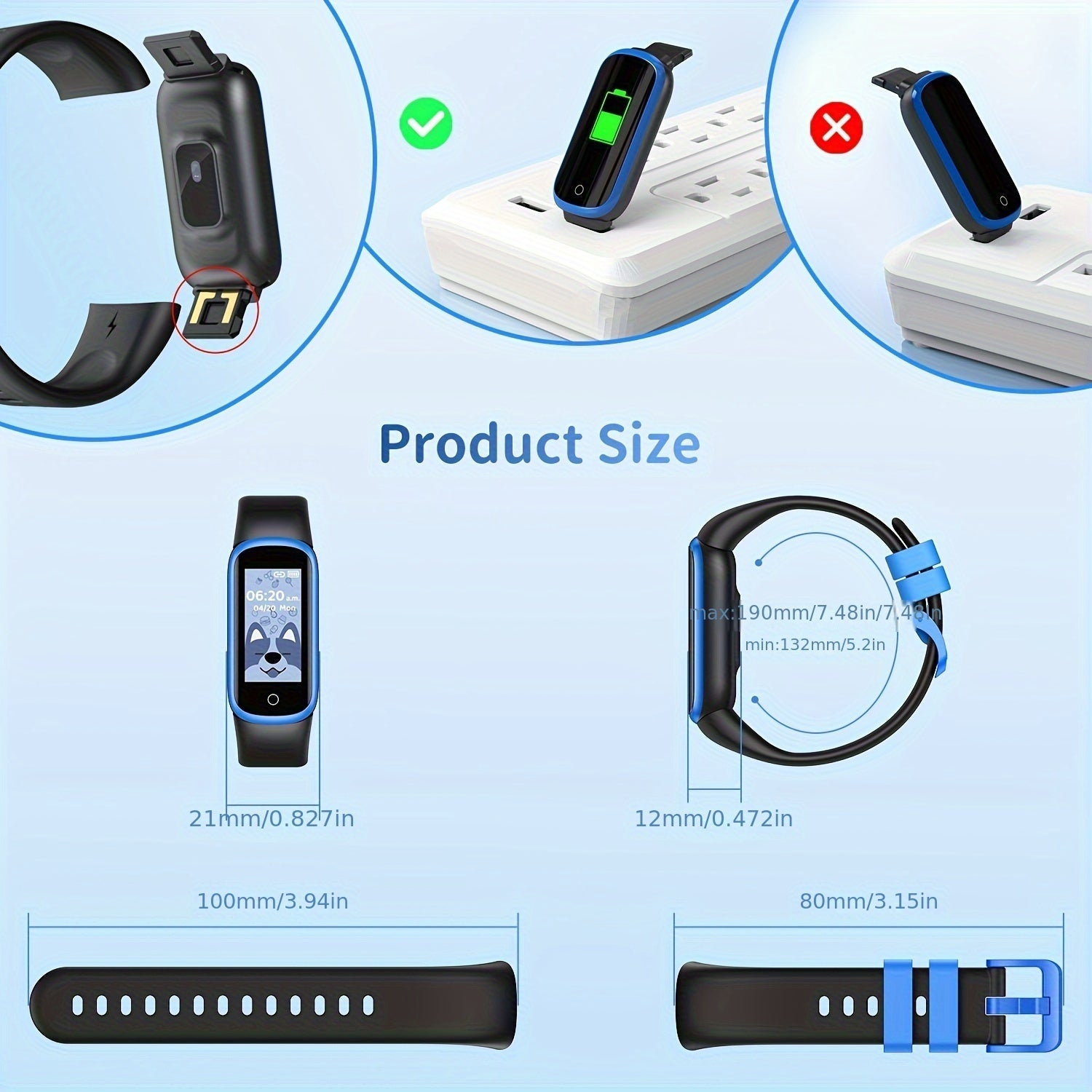 Orologio ActiveKid Smart - Per Bambini con Contapassi e Contacalorie