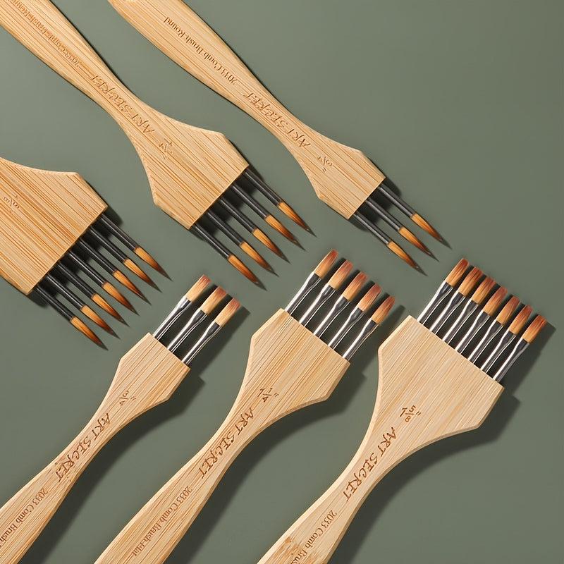 Set di Pettini Multitandige ArtSecret – Creativo e Versatile per la Pittura