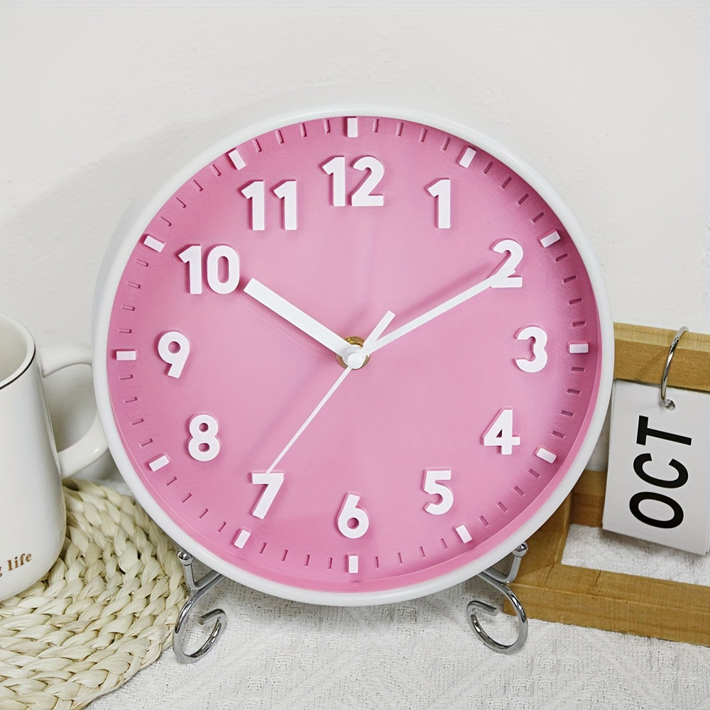 PinkTime Orologio da Parete Rosa - Moderno e Decorativo per Ogni Stanza
