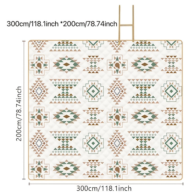 Coperta da Picnic Confortevole – Pieghevole e Impermeabile per Divertimento all'Aperto