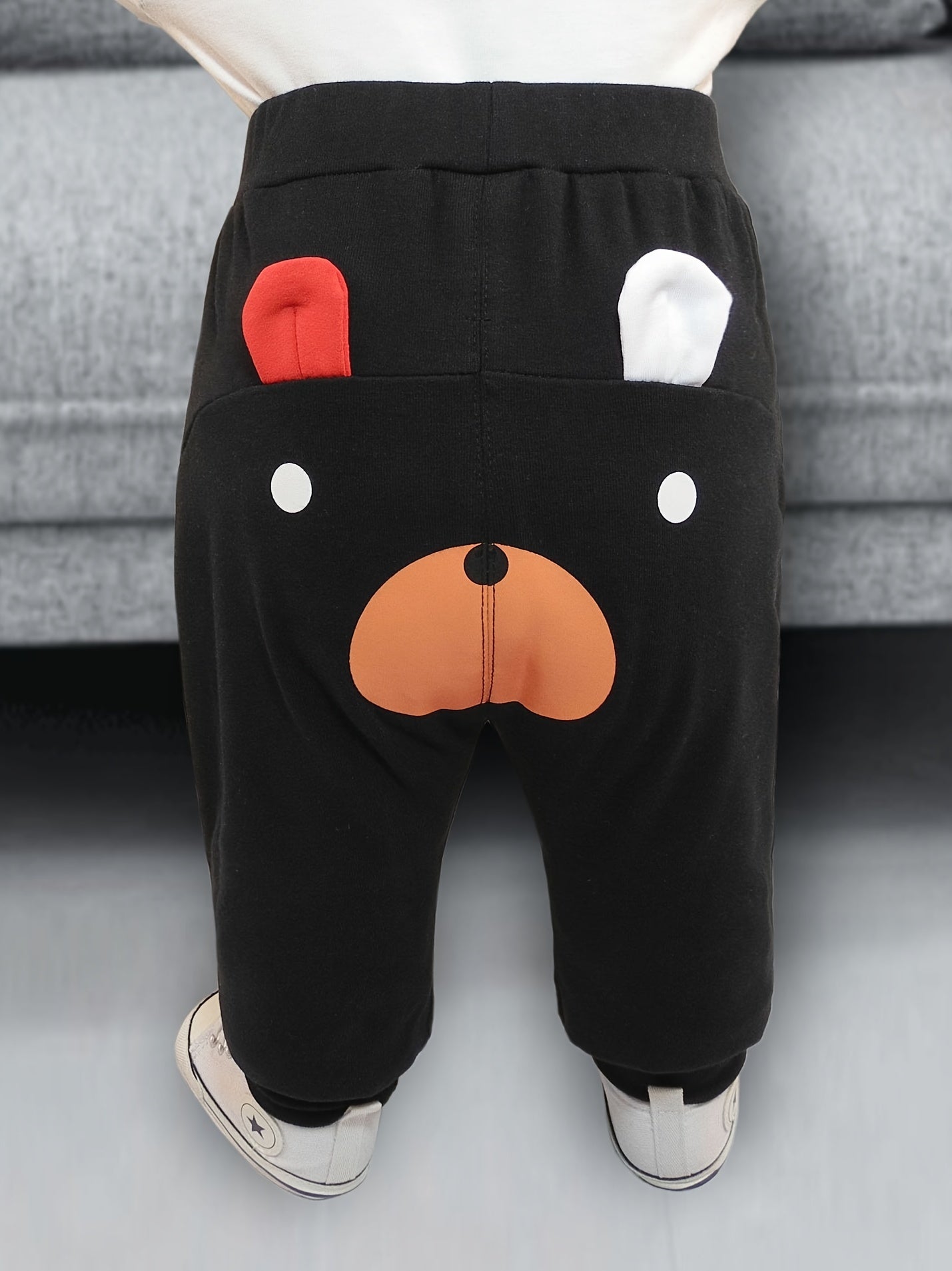 Pantaloni Jogging con Orsetti per Bambini – Ideali per Avventure all'Aria Aperta in Primavera e Autunno