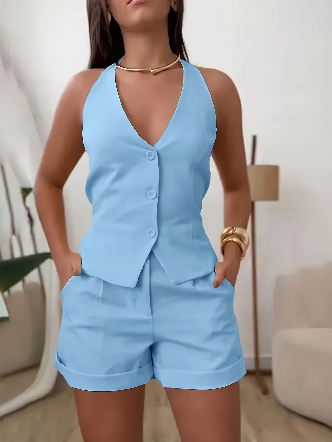 Set Estivo Giallo Chiaro – Femminile, Fresco e Confortevole