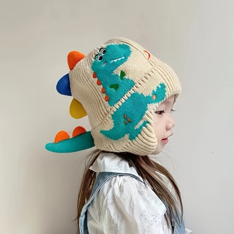 Cappello Invernale Dino per Bambini - Per Calore Giocoso
