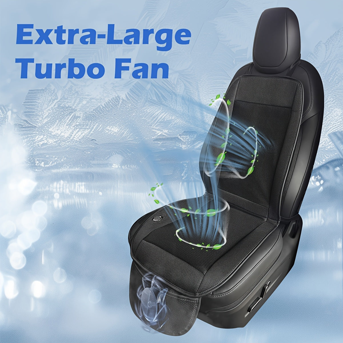 Cuscino per Sedile Auto con Ventilatore Turbo – Raffreddamento Veloce e Comfort