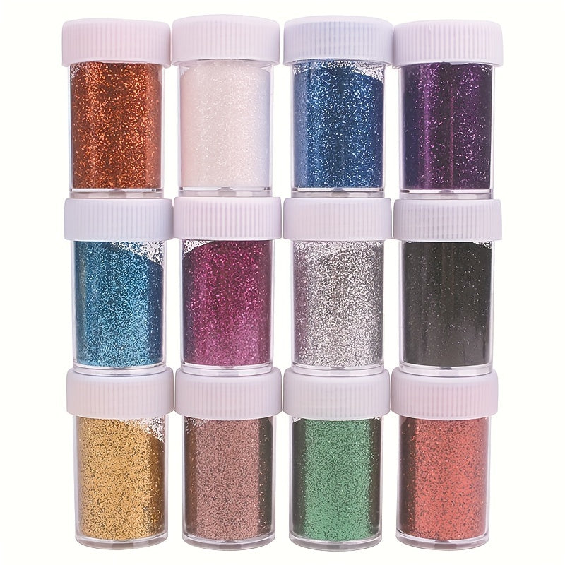 Set di Glitter per Lavoro Manuale – Perfetto per Decorazioni Festive e Progetti Creativi