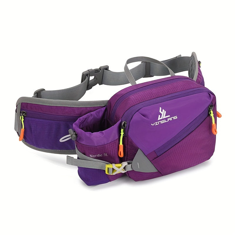 Borsa da Corsa Versatile con Portabottiglie – Nylon Durevole con Cerniere per Escursioni e Maratone