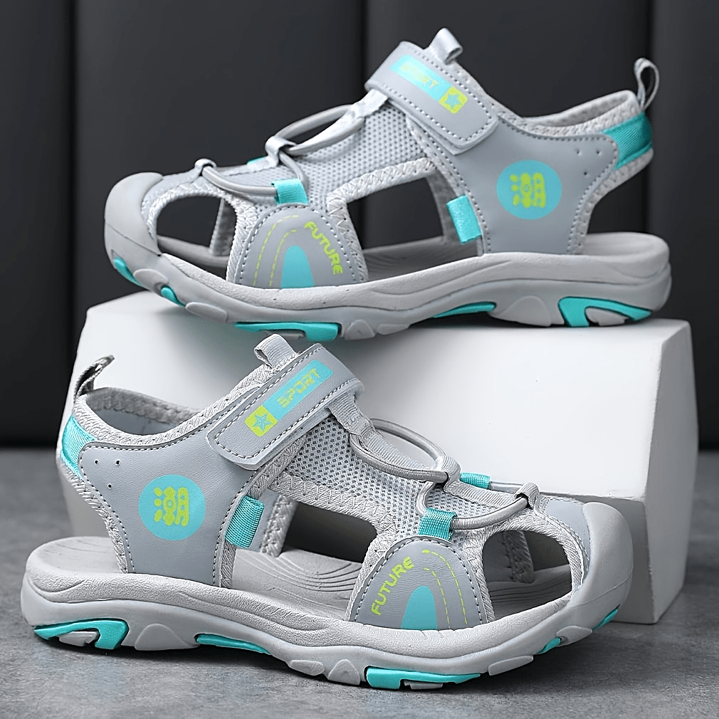 Sandali Sportivi per Bambini con Cinghie Regolabili – Traspiranti, Leggeri e Antiscivolo per Avventure Estive