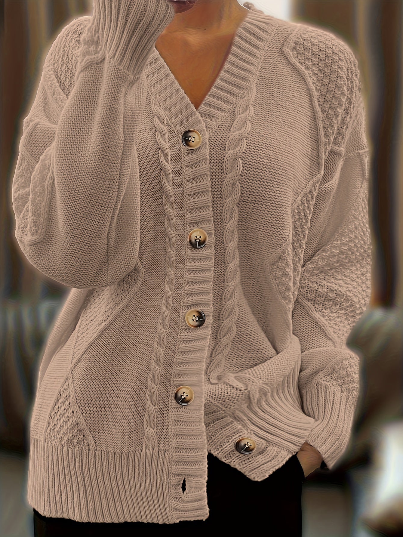 Cardigan Mia Kabelbrei - Confortevole e Stile per Donne