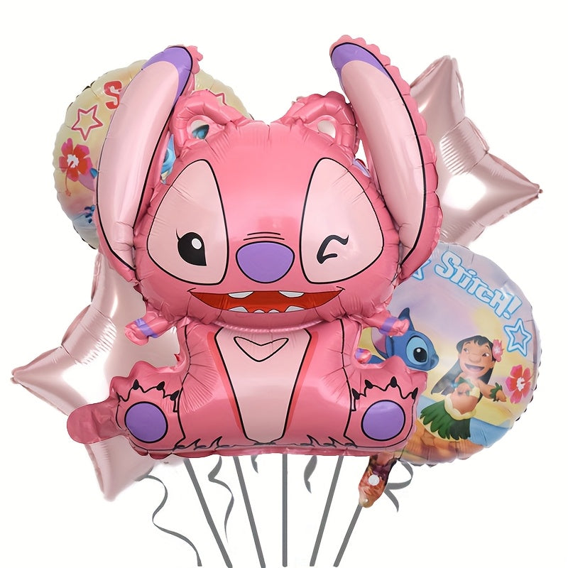 Set di Palloncini Stitch – 5 Pezzi per una Festa Magica