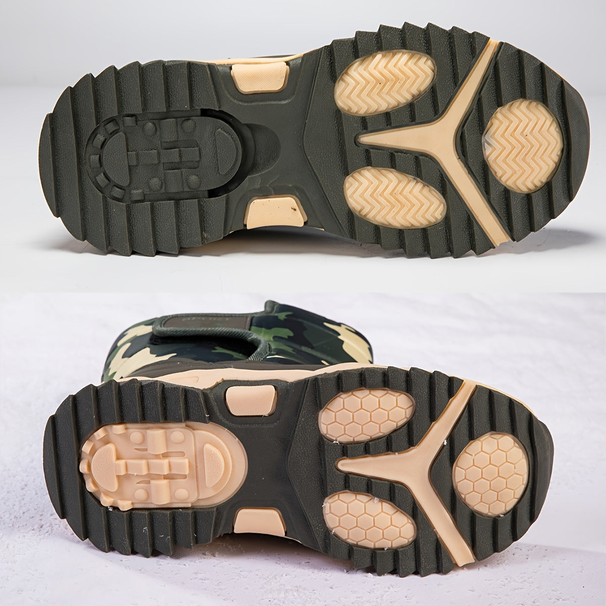 Stivali da Neve Camouflage di Tendenza - Per Avventurieri