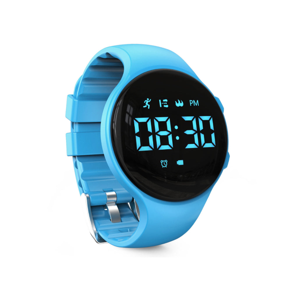 Orologio Digitale LED Contapassi con Allarme Vibrante – Fitness Tracker per Bambini
