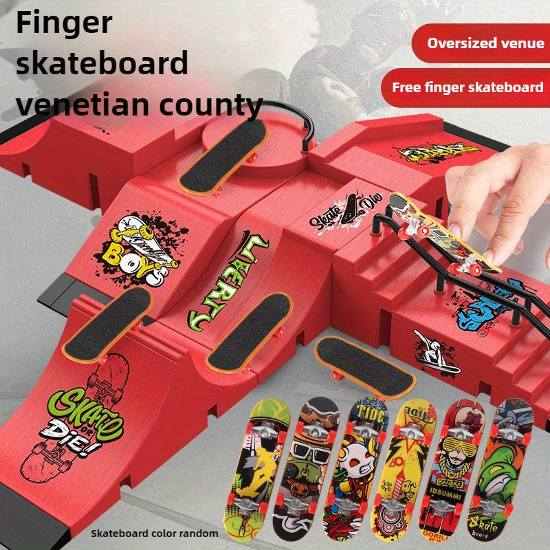 MiniRamp Finger Skatepark – Divertimento Creativo e Allenamento di Abilità