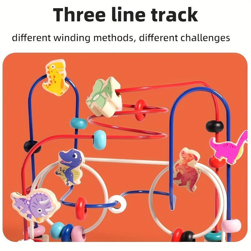 Gioco Educativo con Perline in Legno - Per la Coordinazione Fina