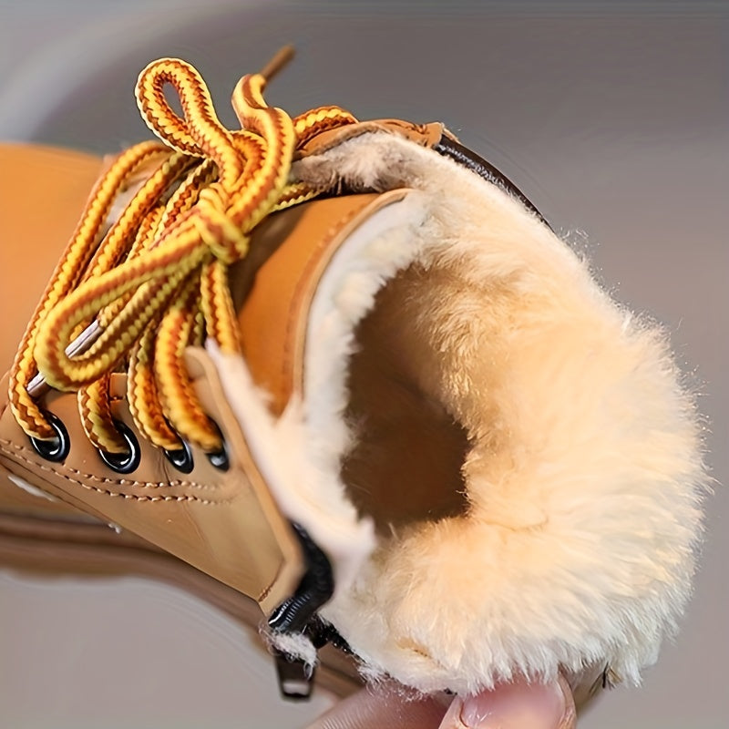 Stivali in Fleece alla Moda per Bambini - Caldi e Impermeabili