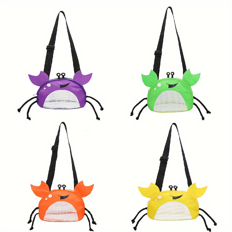 Borsa a Spalla Granchio – Borsa da Spiaggia Giocosa e Leggera per Bambini con Tracolla Regolabile