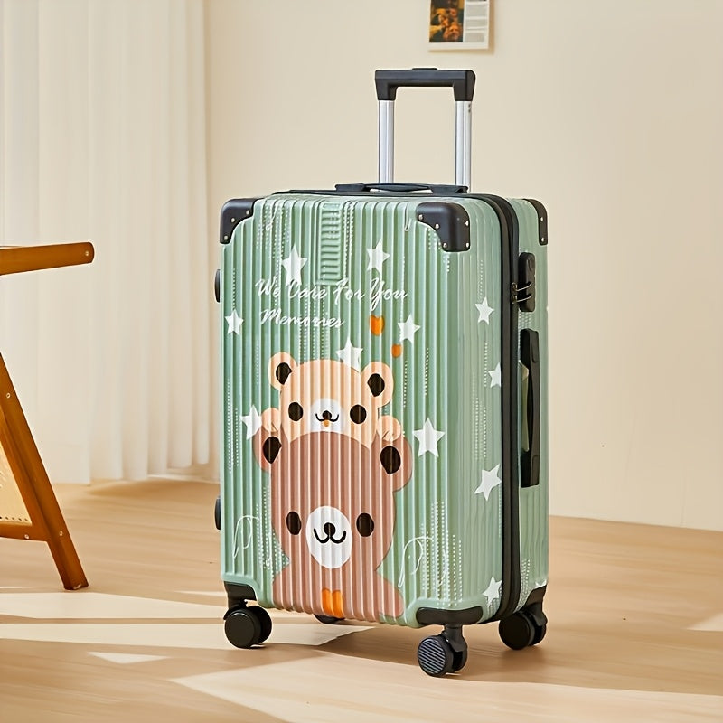 Valigia Luxe Graffiti a Tema Spazio – Valigia da 24 Pollici con Ruote Spinner e Serratura TSA