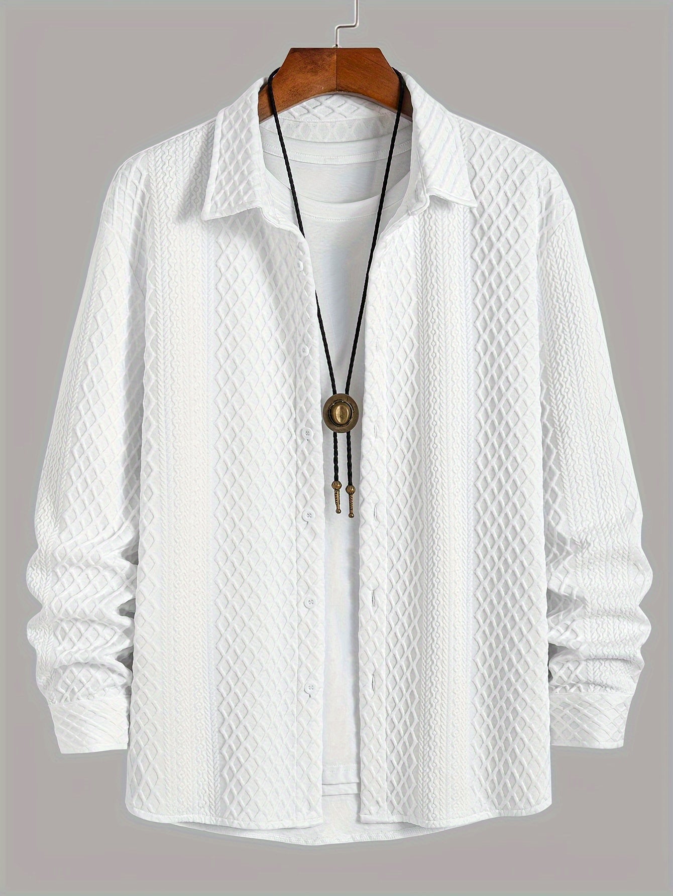 Camicia da Uomo Stretch Tricot - Comfort Moderno con un Tocco Classico