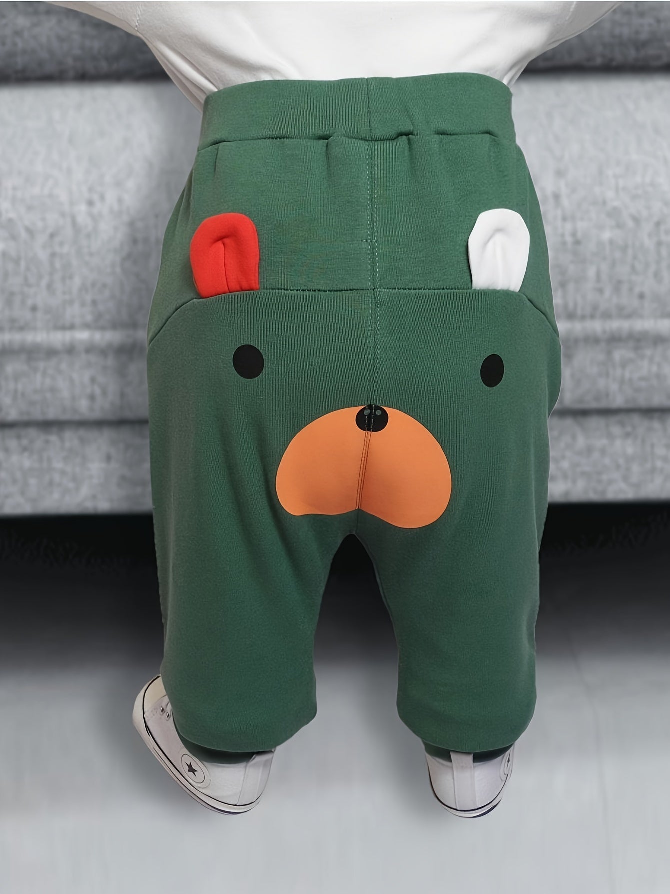 Pantaloni Jogging con Orsetti per Bambini – Ideali per Avventure all'Aria Aperta in Primavera e Autunno