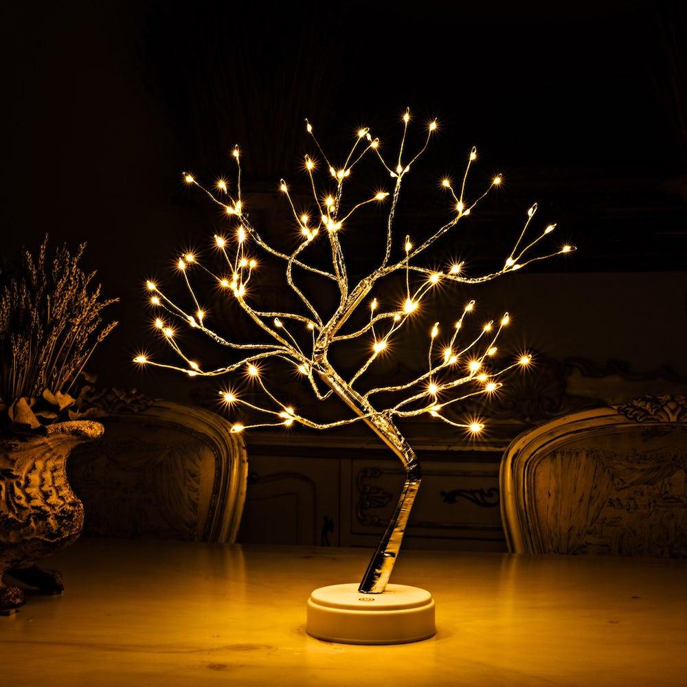 Lampada da Tavolo LED albero - Atmosferica e Magica