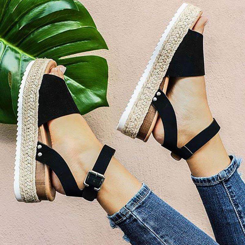 Sandali Espadrille con Piattaforma per Donna – Calzature Estive Eleganti e Confortevoli