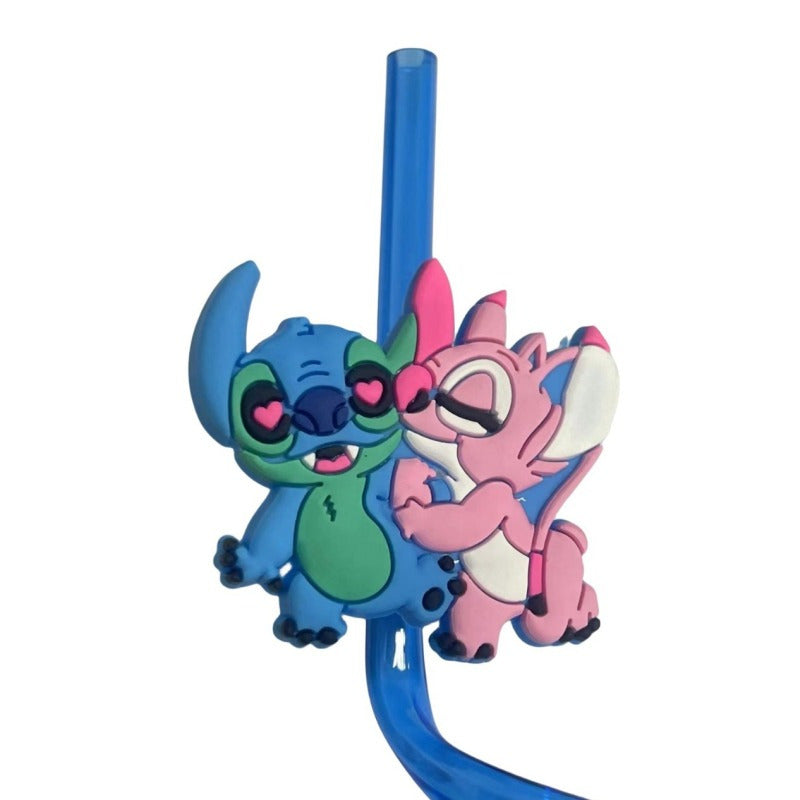 Set di Cannucce Riutilizzabili Stitch – 16 Cannucce Colorate per Feste e Compleanni